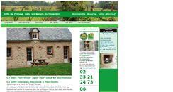 Desktop Screenshot of gite-pierreville.com